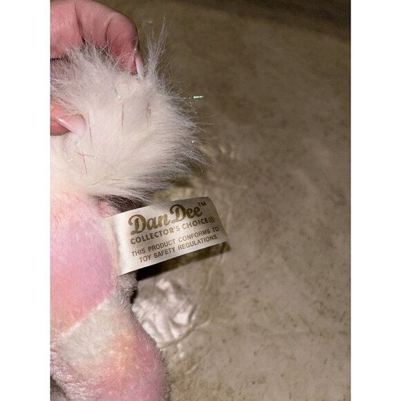 Dan Dee Pink Flying Horse Pegasus Unicorn Plush 7" Stuffed Animal With Bow - Picture 9 of 11